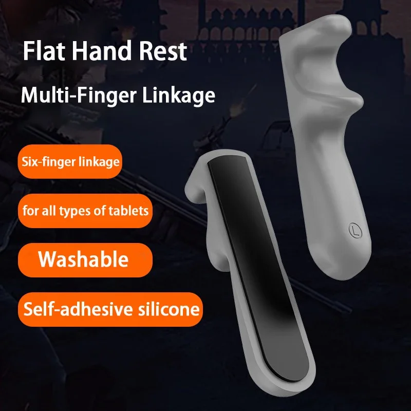 

Tablet Stand Finger Rest Portable Gaming Handle Silicon Adsorption Multi-finger Linkage Gaming Controller Tablet Grip for iPad