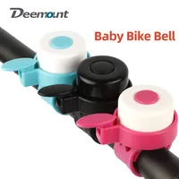 Deemount Kid Bike Bell Cycling High Volume Warning Multi-Color Selection Strap Fixed Easy Install Scooter Bell