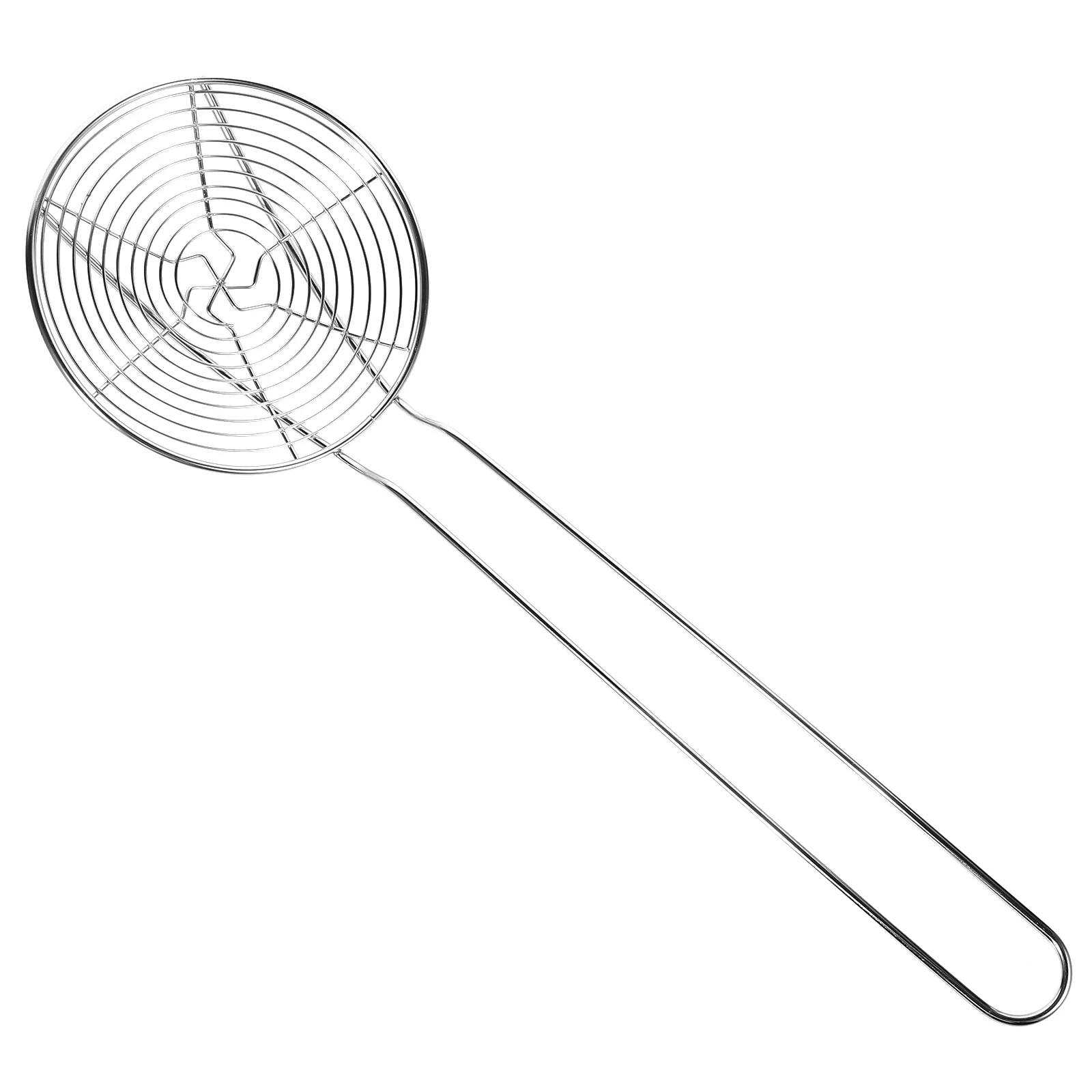 

Stainless Steel Colander Oil Residue Strainer High Temperature Resistant Kitchen Spoon Easy Clean Filtering Ladle