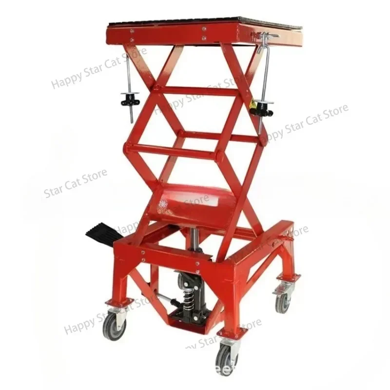 MT-96273 Hydraulic Portable Lift Stand Table Motorcycle Lift Table Auto Repair Hoist Folding Frame Hydraulic Lifting Platform