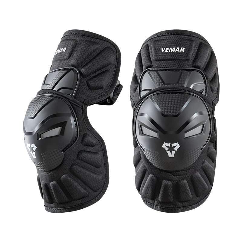 

VEMAR Motorcycle Knee Protector E-33 Soft Inside Thick Sponge Anti-Collision Motocross Protective Gear Cycling Knee Pads M-L