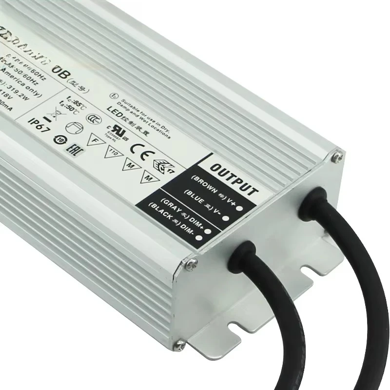 A constant current 0-10V dimmable LED driver waterproof