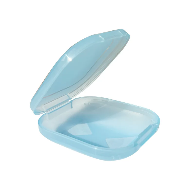 30pcs Dental Retainer Case Mouth Guard Case Orthodontic Denture Storage Container transparent  Teeth Retainer Box