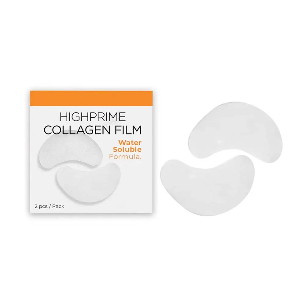 1pair Highprime Collagen Soluble Film Anti Aging Wrinkles Remove Dark Circles Nourish Mask Moisturizing Lift Firming Skin Care