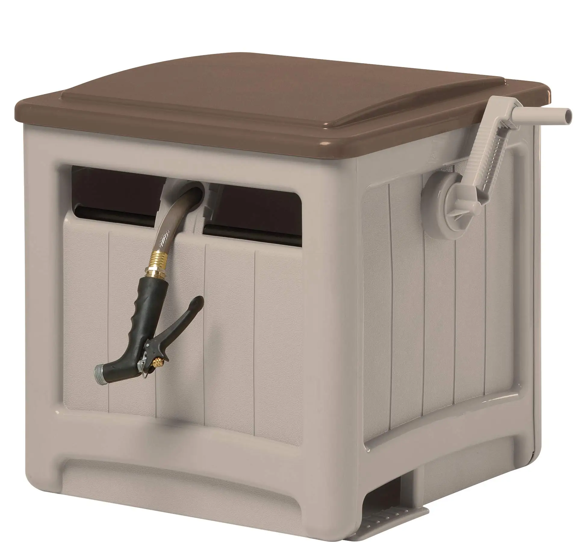 225 ft. Smart Trak Hose Hideaway with Crank Handle for Easy Winding, Weather-Resistant, 26