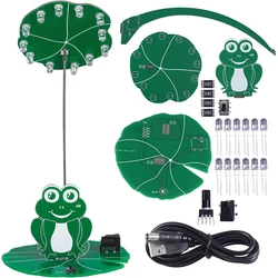 DIY Soldering Projects Kit Night Light Electronic Practice Kit with Brightness Adjustable Power Switch for Present STEM Educatio