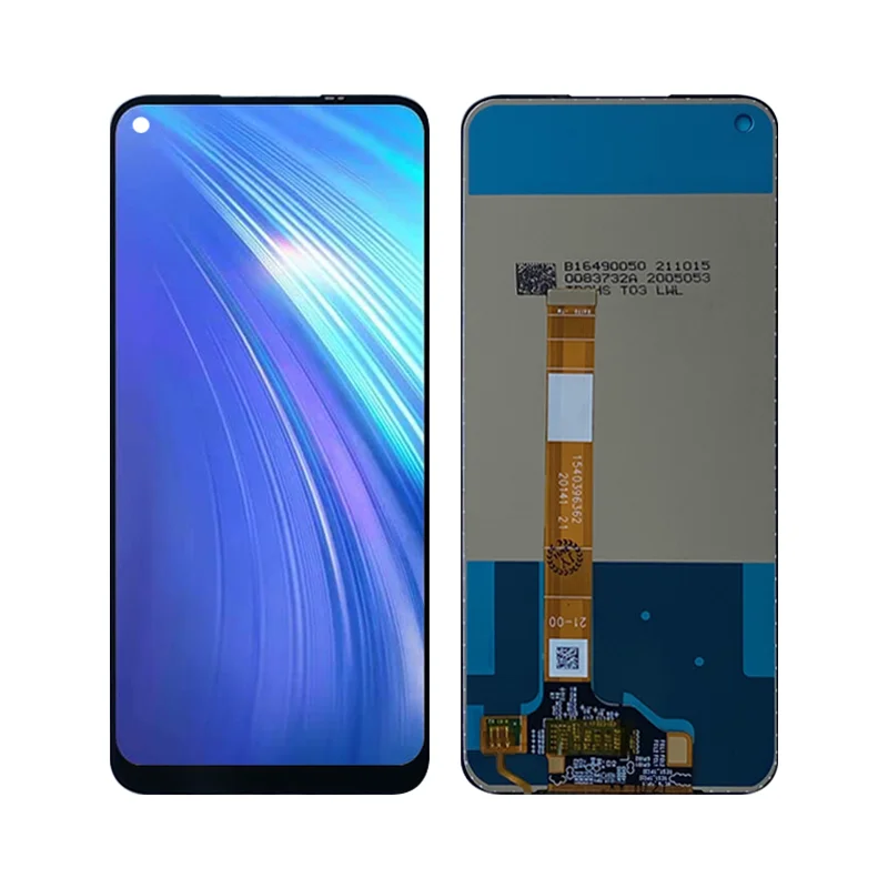 6.5'' For OPPO Realme 6 RMX2001 LCD Display Touch Screen Digitizer For Realme 7 4G RMX2111