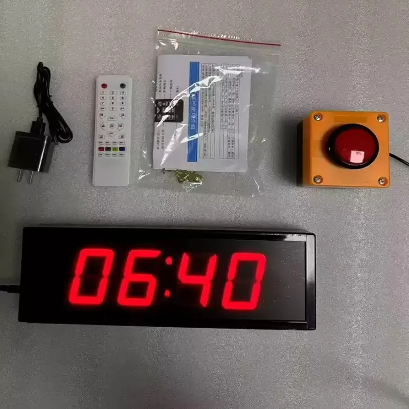 Basketball Match Marathon Running Football Count Up Down Electronic Timer Large Screen Sports Training Stopwatch