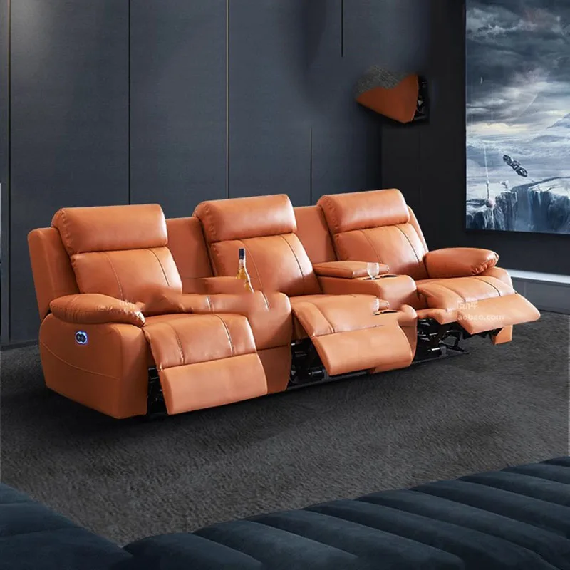 Floor Lounge Power Recliner Sofa Modular Puffs Sectional Theater Power Recliner Sofa Electric Sofa Pour Salon Nordic Furniture