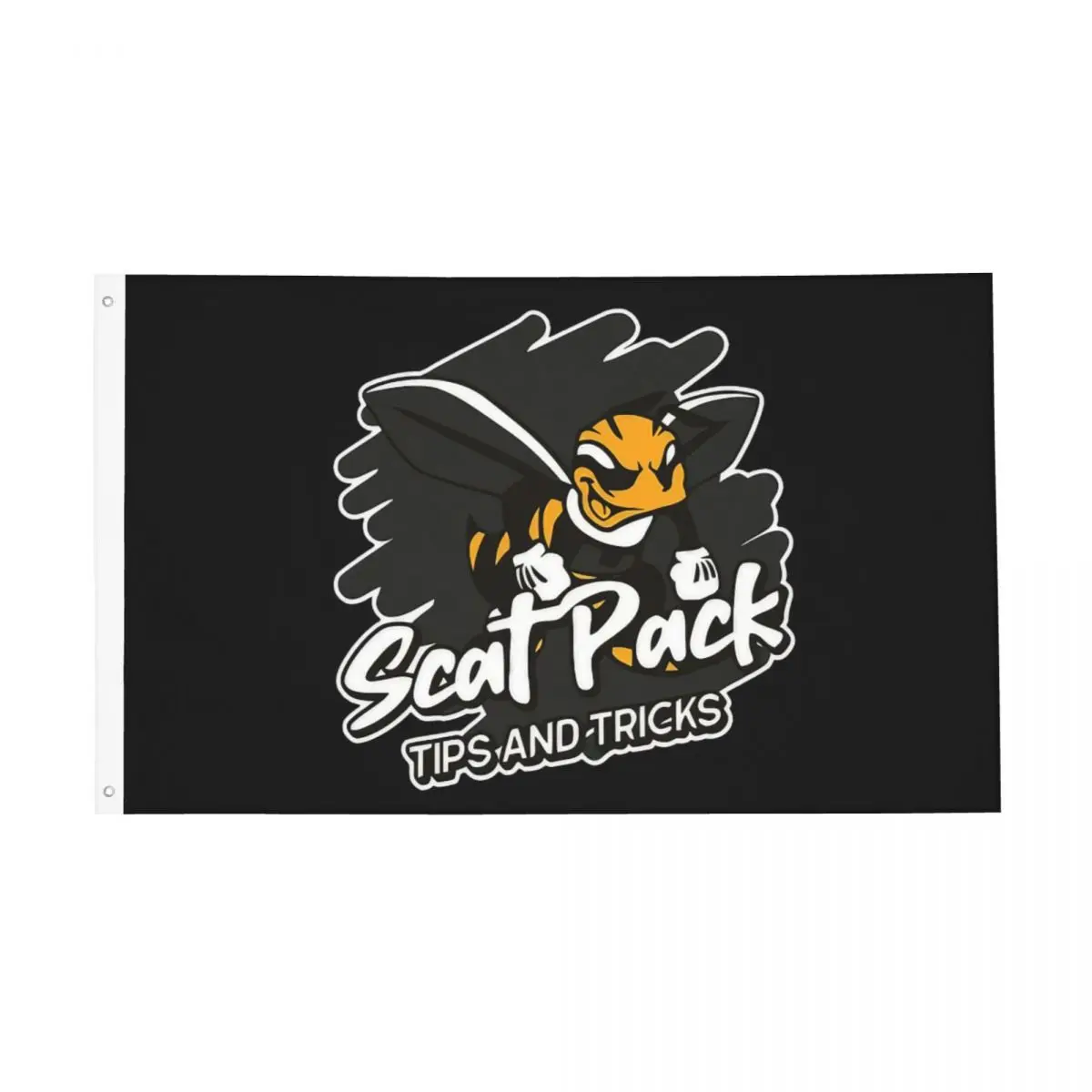 Scatpack Tips And Tricks Flag Indoor Outdoor Banner All Weather Bee Racing Decoration Durable 60x90 90x150cm Flags