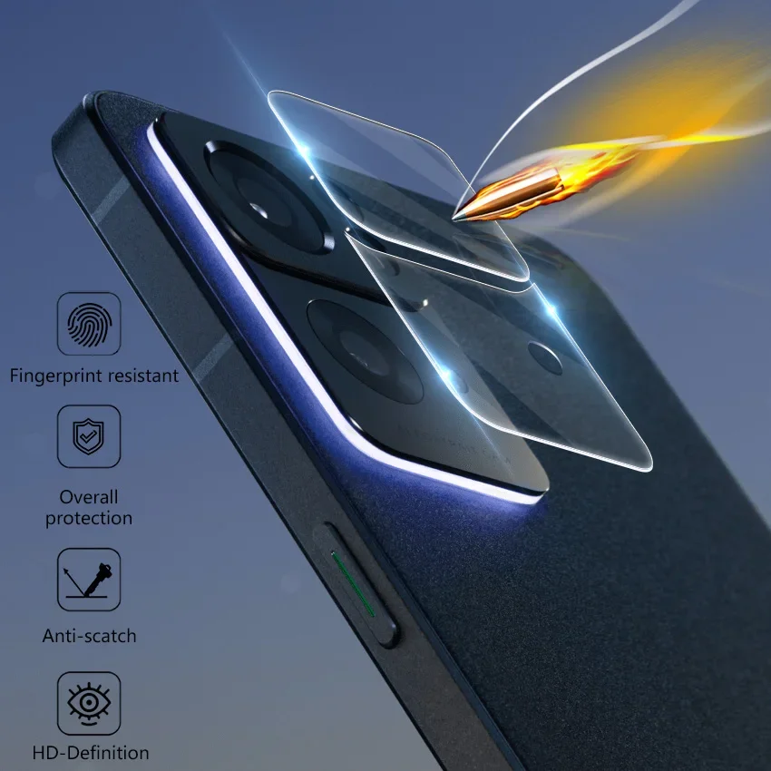 5-1Pcs 9H Tempered Glass for OPPO Find X5 Pro X5 Lite Camera Lens Protector for Reno 7 7z 7Pro Screen Protector Camera Cover