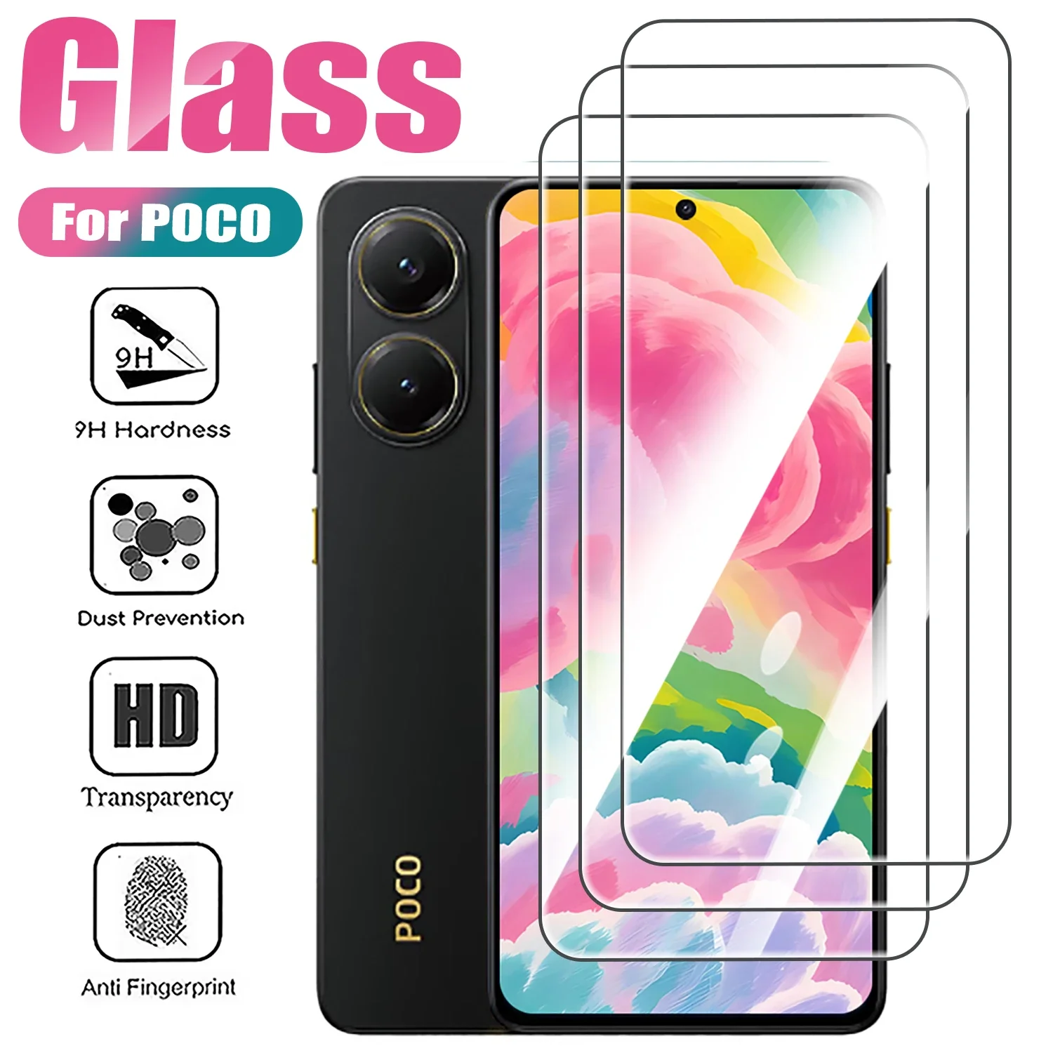 1-3Pcs Tempered Gla… - image