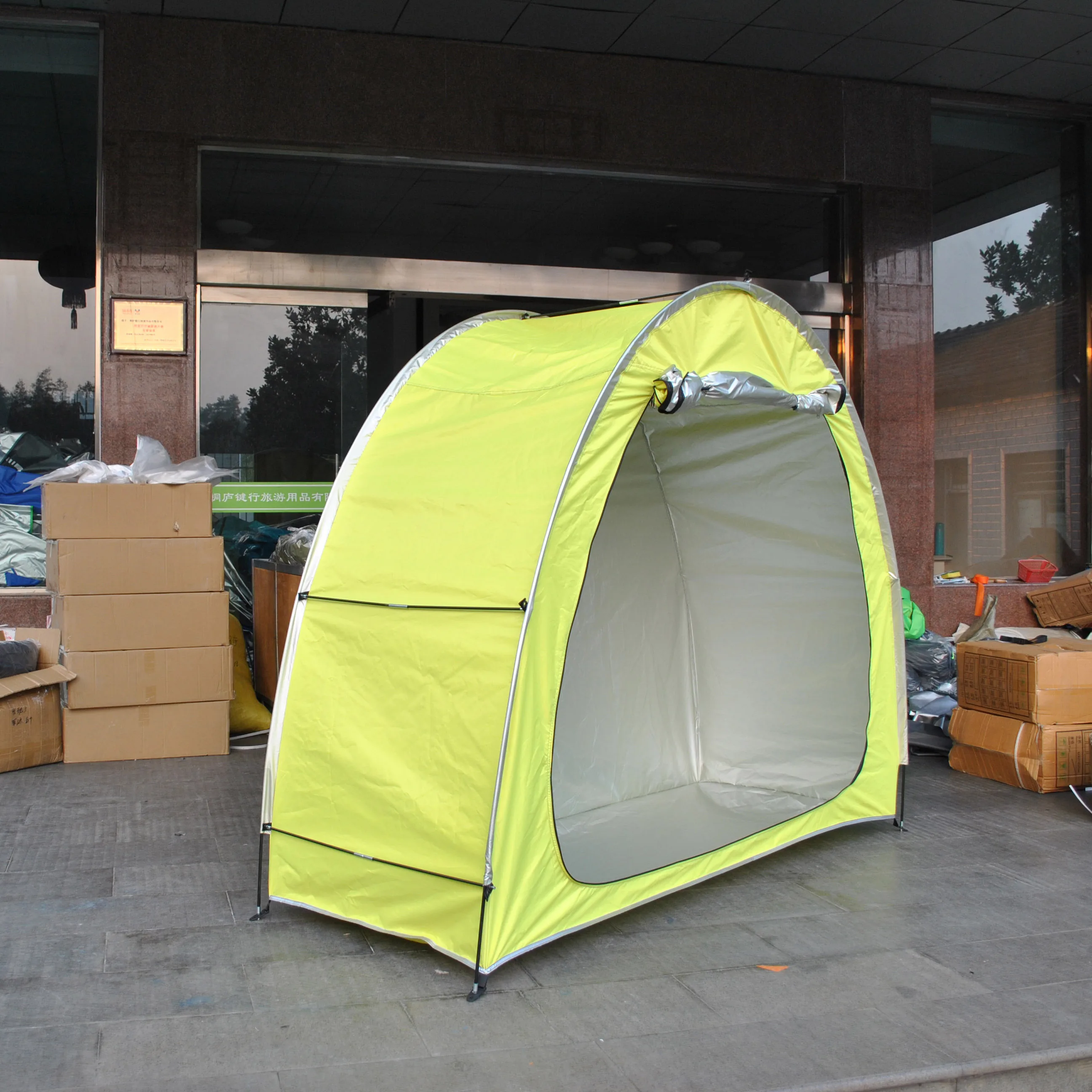 Waterproof Storage Shelves with Floor, Bicycle Shelves, Bike Tent, Outdoor Storage