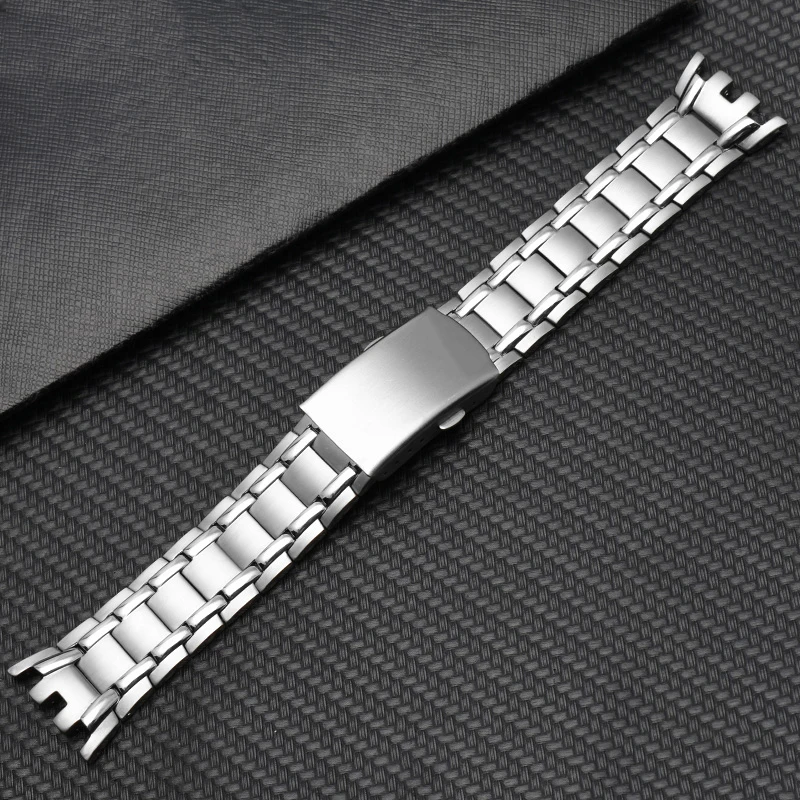 23MM Precision Steel Watchband For Casio 3745 EF-312D-1A/7A EF312 EFR-300 Stainless Steel Bracelet Chain Watch Strap Accessories