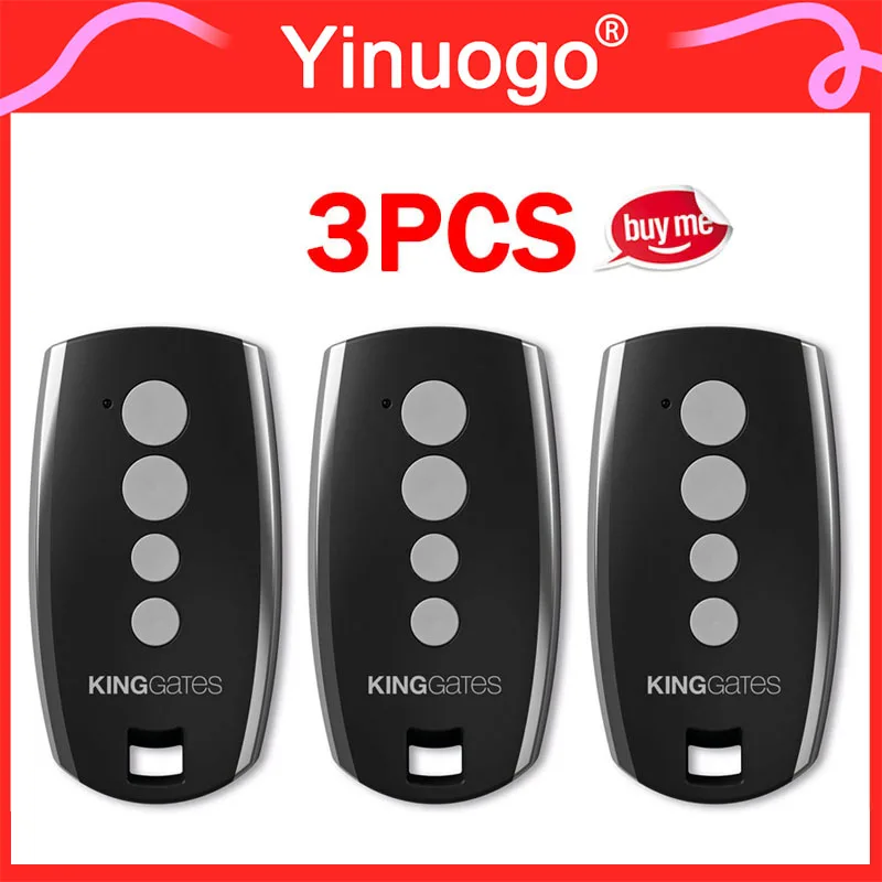 3PCS For STYLO4K STYLO2K STYLO Gate Remote Control Garage Door Opener 433.92MHz Rolling Code