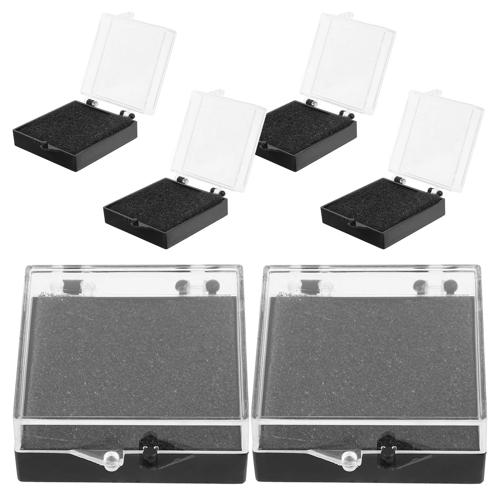 

Набор из 6 органайзеров для значков: гладкие на ощупь футляры для брошей, нагрудных значков и ювелирных изделий