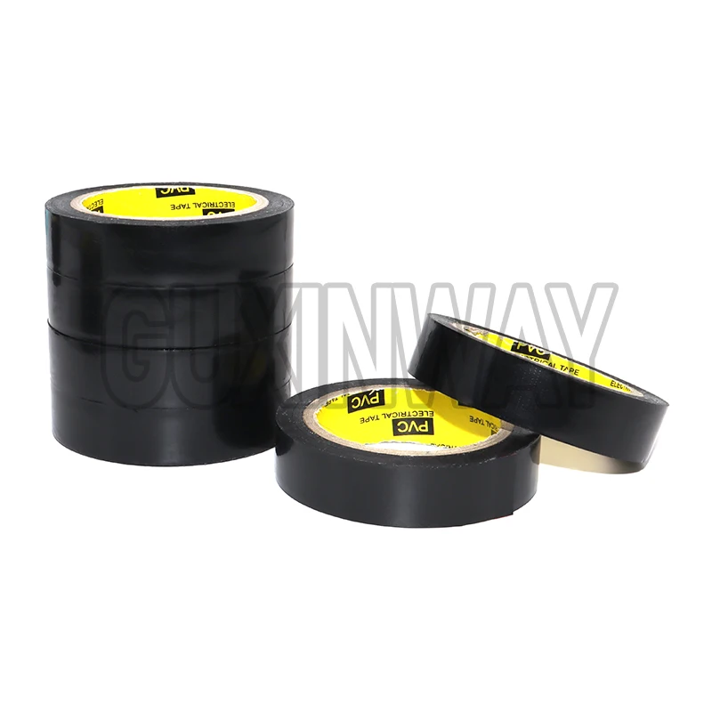 High-temperature resistant black rubber electrical tape-durable and soft insulating adhesive, used for industrial, household