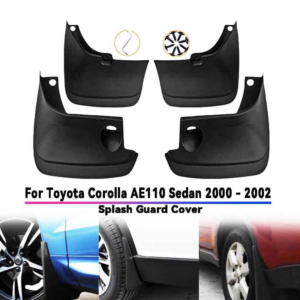 

Car Mudguard For Toyota Corolla AE110 Sedan 2000 2001 2002 Car Mud Flaps Guards Splash Flap Fender Accessories
