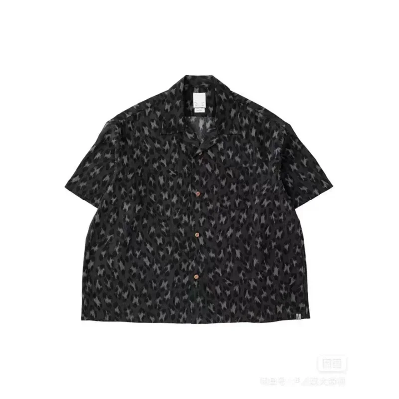 

Visvim fil 22aw Caban Nakamura silk leopard print shirt Japanese fashion Hawaiian short-sleeved shirt