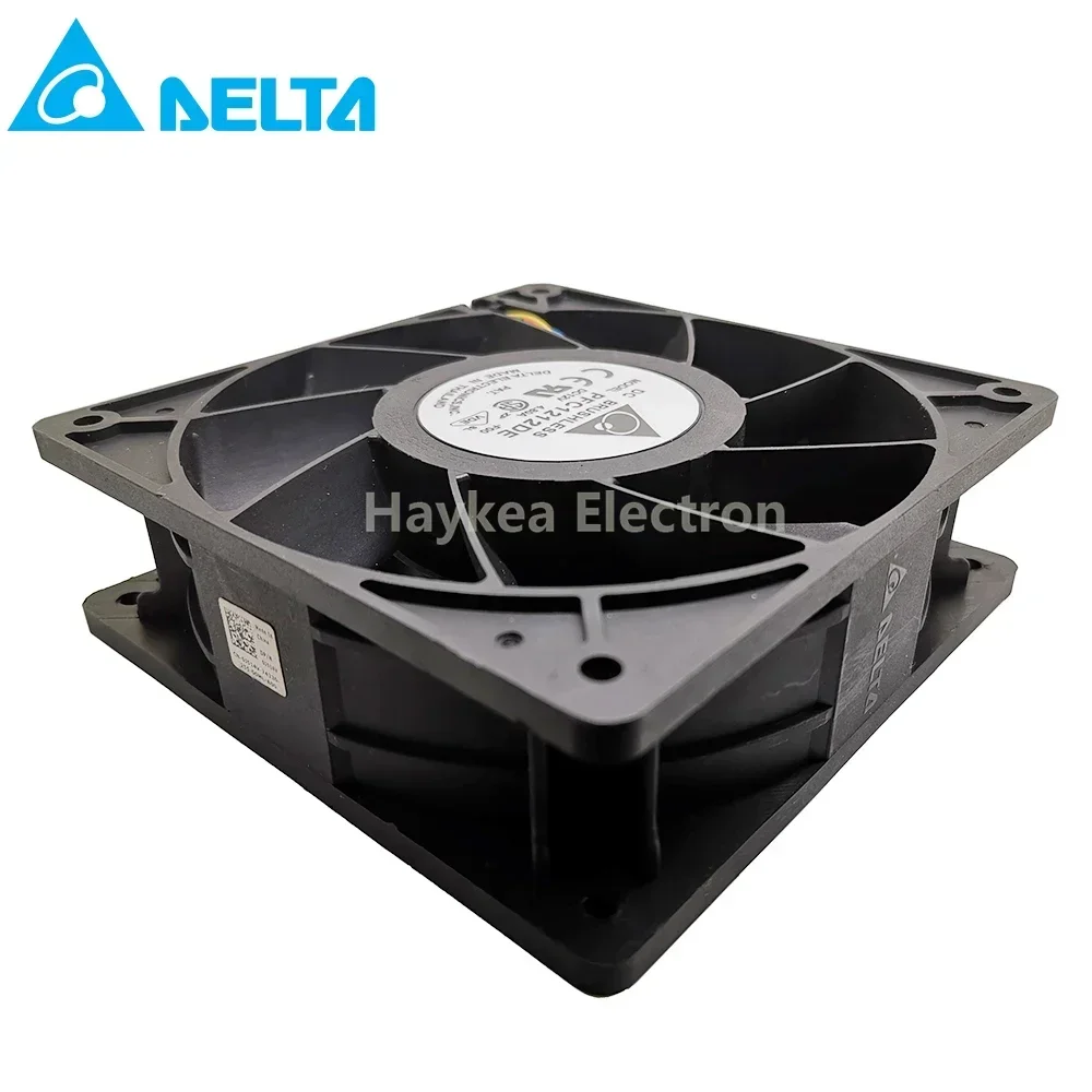 + جديد 12 سنتيمتر ل دلتا PFC1212DE بيتكوين GPU مينر مروحة تبريد قوية 120*120*38 مللي متر 12 فولت PWM 4-pin 252.8 CFM 5500 RPM66.5 dB(A)