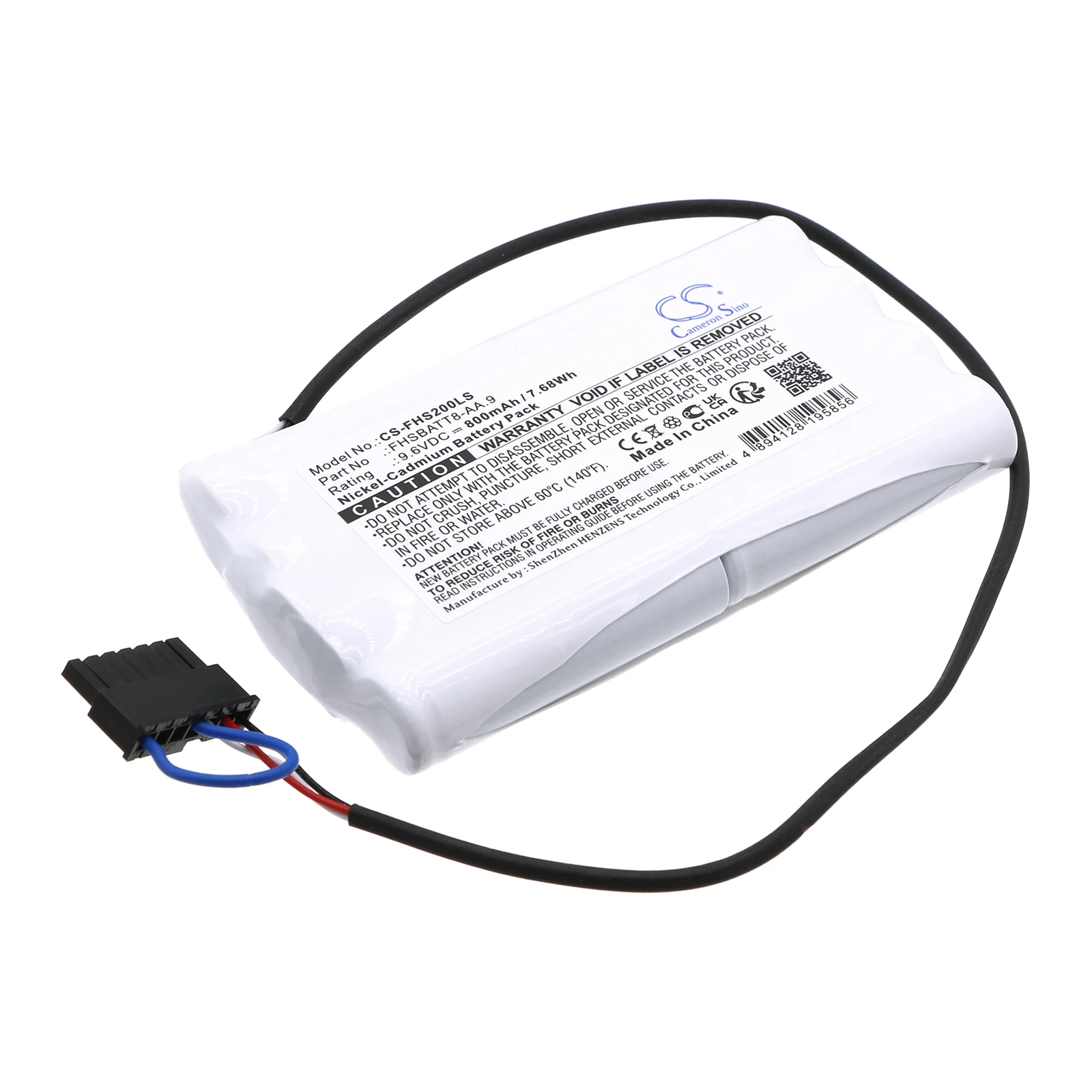 CS Replacement Battery For Fulham Hotspot 2 FHSBATT8-AA.9 800mAh / 7.68Wh Emergency Lighting