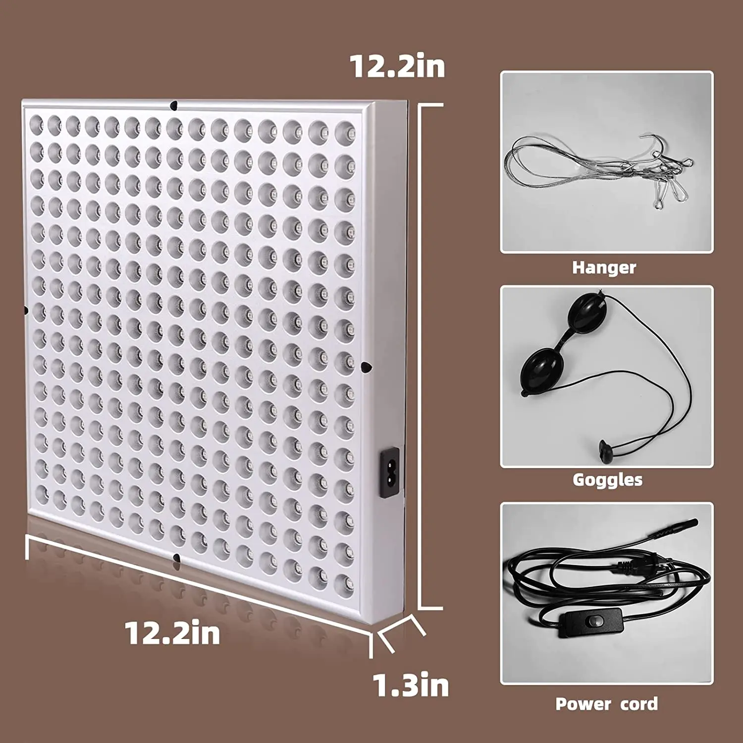 원적외선 적색광 치료 패널, 뷰티 케어, 딥 레드 660nm 및 근적외선 850nm 라이트 콤보(225 LED)