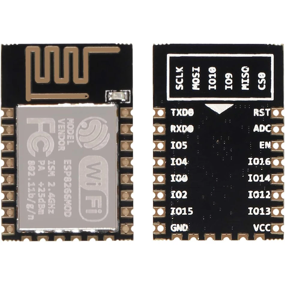 4pcs ESP8266 ESP-12F ESP-12E WiFi Serial Module Microcontroller 802.11N Wireless Transceiver Remote Port Network Module