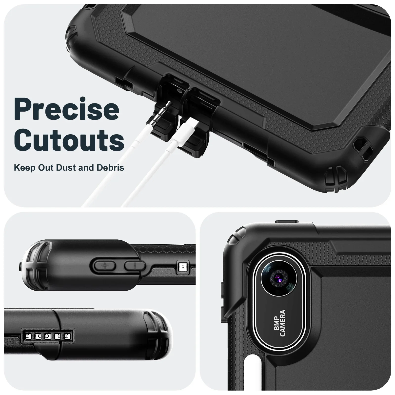 For Xiaomi Redmi Pad 2 Pad2 11 inch 2025 Heavy Duty Rugged Tablet Case Capa Shockproof Silicon PC Hybrid Stand Strap Cover Funda 3