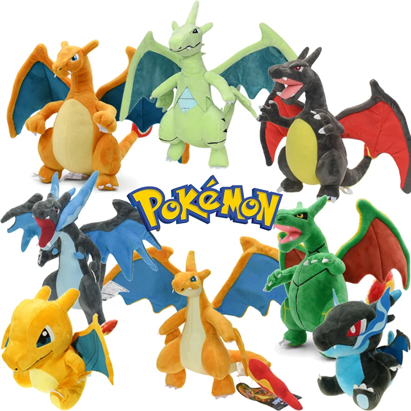 

13 стилей Pokemon Charizard Charmander, плюшевые игрушки Mega Evolution X & Y, мягкая коллекция кукол, подарок на день рождения для детей