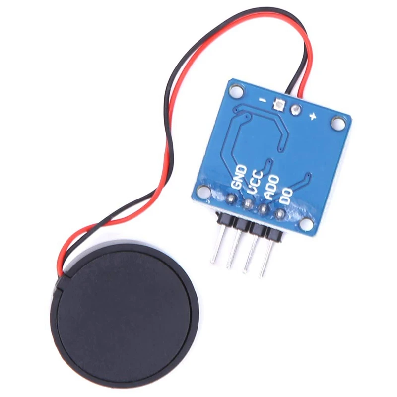 Promoção! Módulo sensor de batida de vibração piezoelétrica, 2 peças, módulo de interruptor de vibração, mini motores de vibração, mini motor vibratório