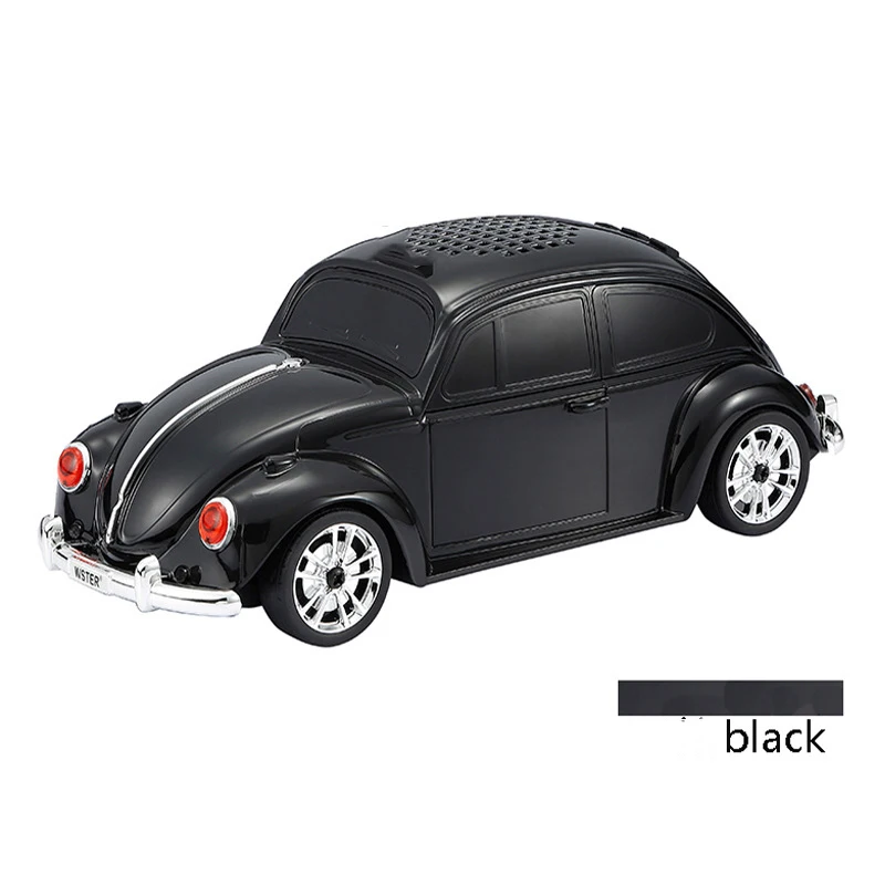 Small Car Speaker With Lights 3D Surround Music Player Portable Support TF Card U Disk Flash Drive For Playback