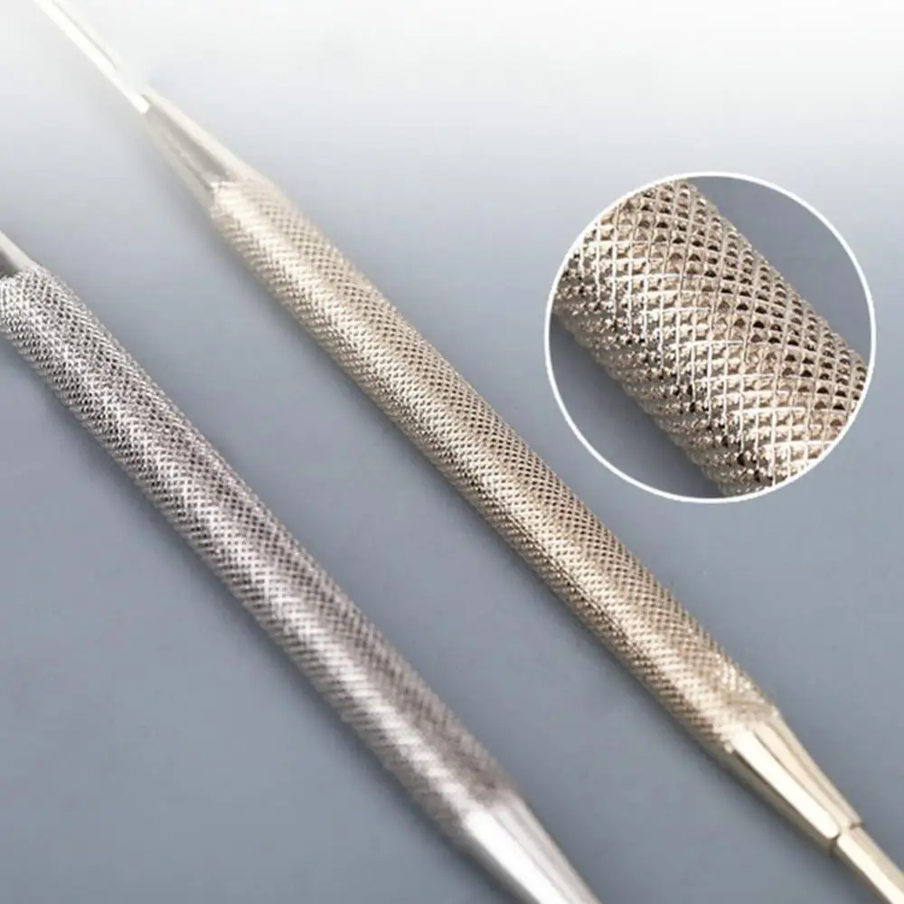 Double-Ended Stainless Steel Spiral Ear Pick Spoon Ear Wax Removal Cleaning Tool