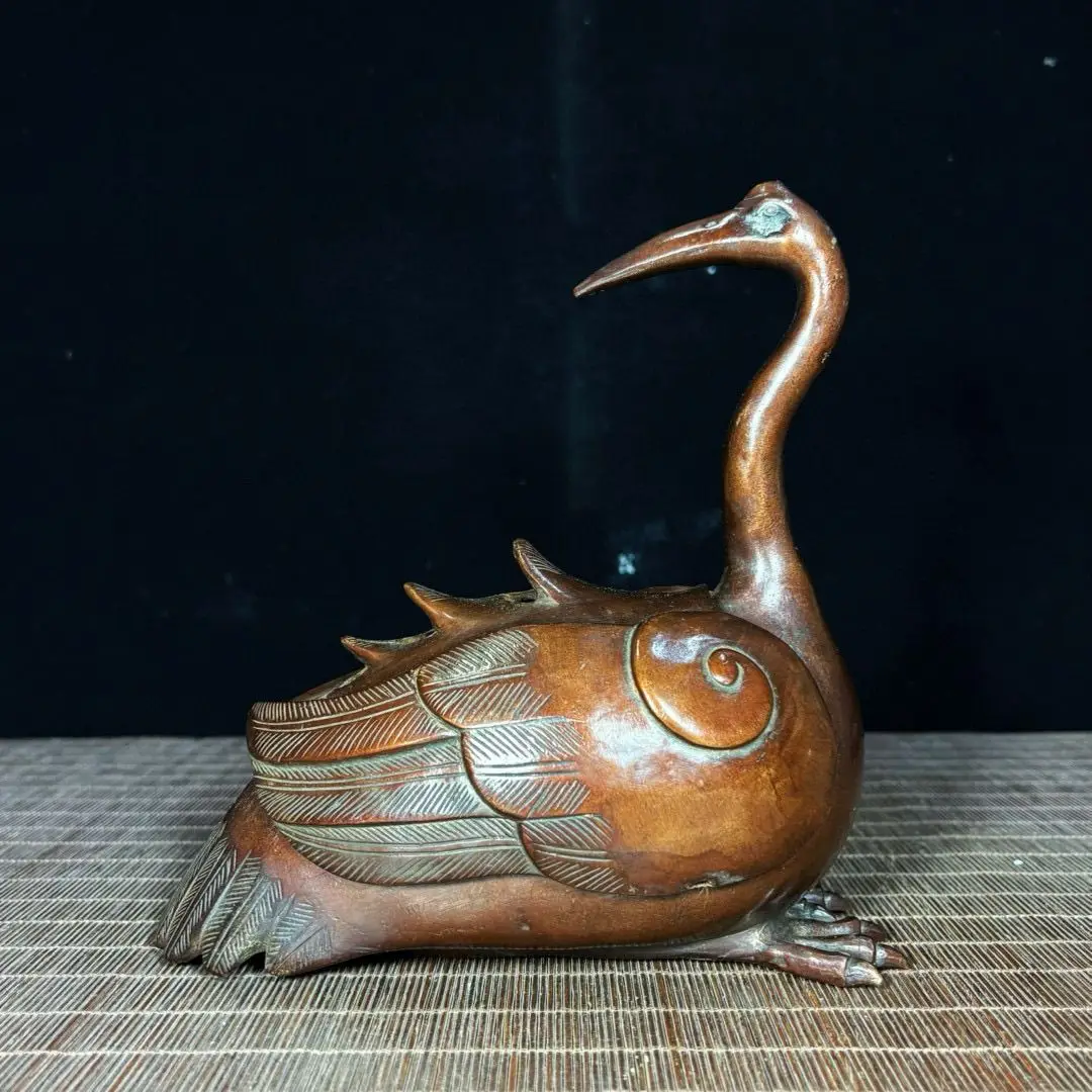 Swan crane bird Incense Burner Statue for Tea Home Decor Ornaments