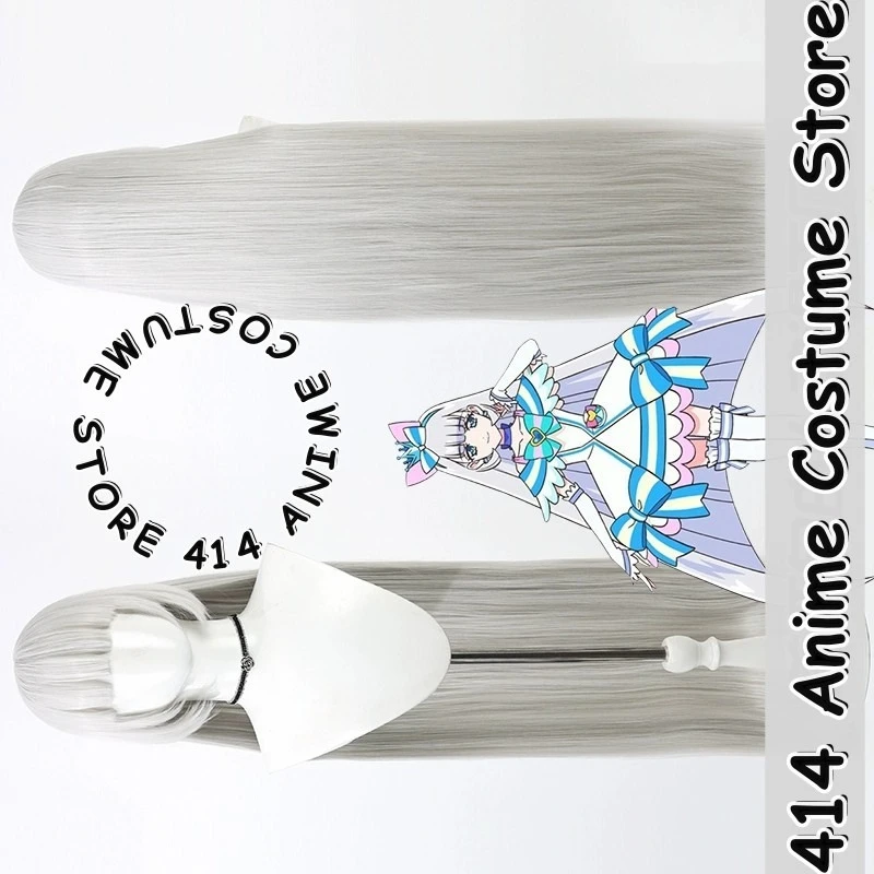 

Game & Anime Yukine Nekoyashiki Cosplay Wig Pretty Cure Wonderful Kitty Angel Heat-Resistant Fiber Synthetic Hair