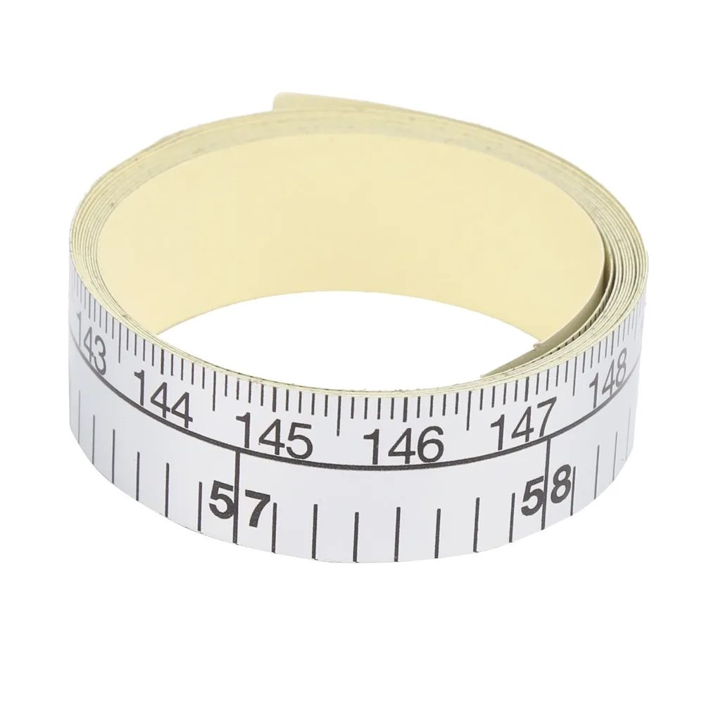 

Durable Waterproof Adhesive Measuring Tape Dustproof Self-Adhesive Measuring Tape Double Scale Measuring Tape For Sewing