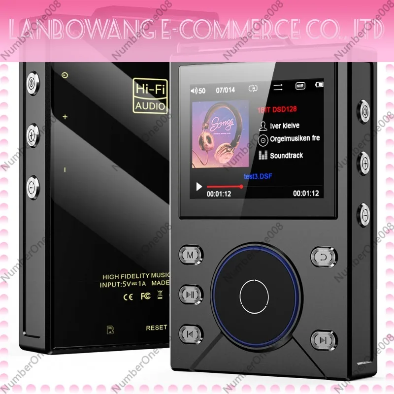 Master Grade DSD256 Lossless HIFI Music Player Portable Bluetooth Walkman Support Car Audio Connection for Audio Enthusiasts