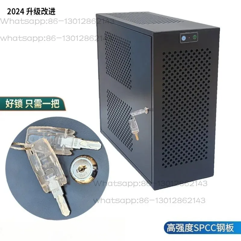 Server workstation Large computer Security Chassis Host shell Protective cover Anti-theft Security Chassis Lock Security cabinet