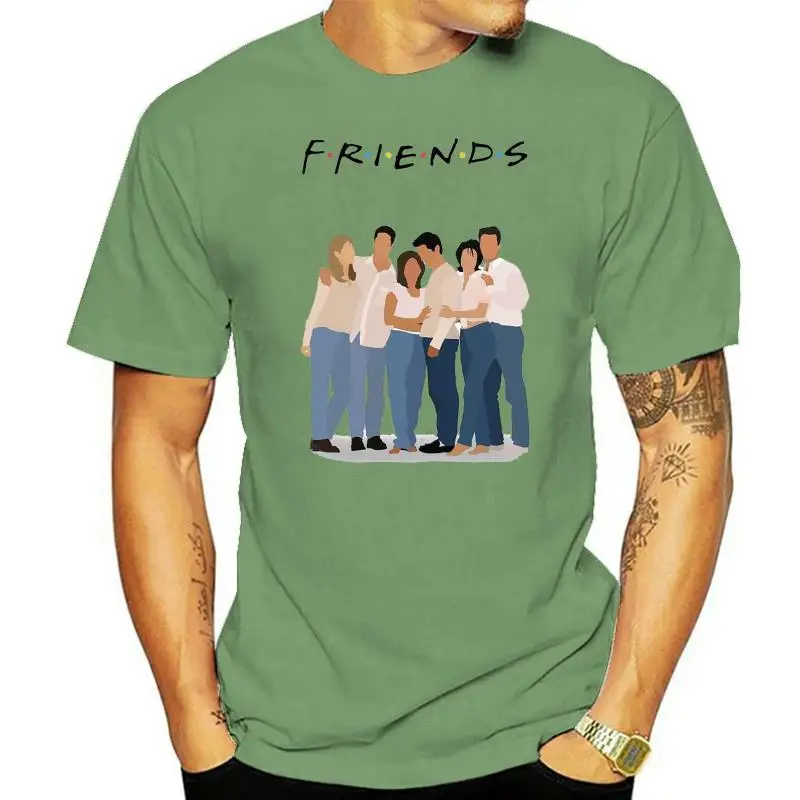 Friends Clothing - Tv Show F.R.I.E.N.D.S T-Shirt Amigos Camiseta Sitcom Freunde Fashion Classic Tee Shirt