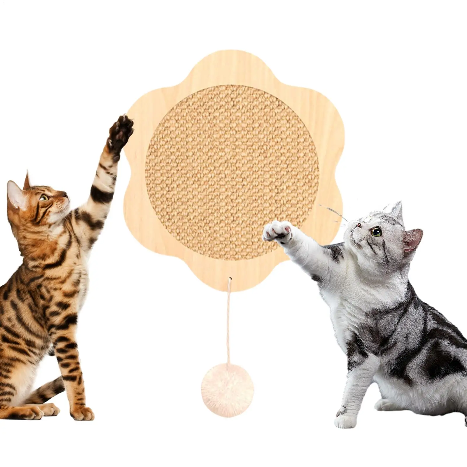 

Suction Cup Sisal Cat Scratching Board Scratching protection furniture Strong wear resistance Relieve pet depression supplies