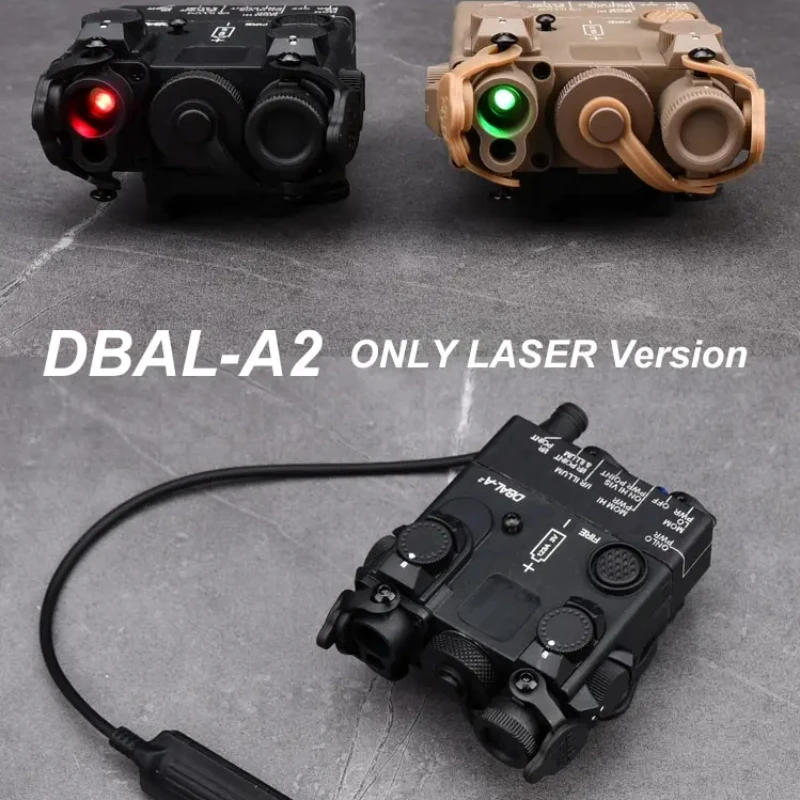 WADSN Tactical DBAL Red Dot Indicator Dbal A2 Green Pointer Singal Laser Airsoft DBAL-A2 Hunting Scout Light Fit 20mm Rail