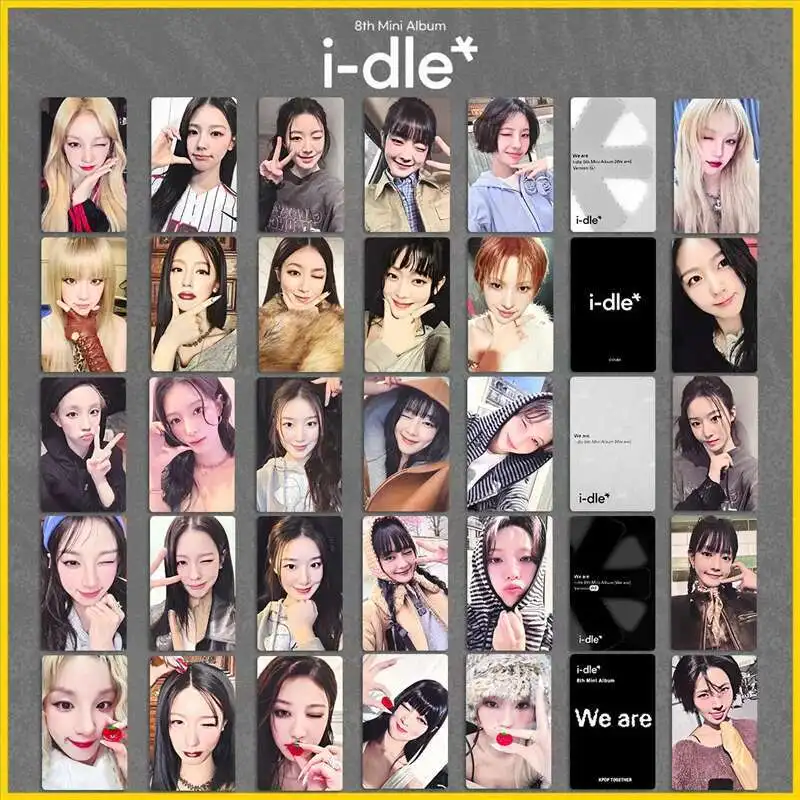 5pcs/set I-DLE New Album We Are Song Yuqi LOMO Card GIDLE High