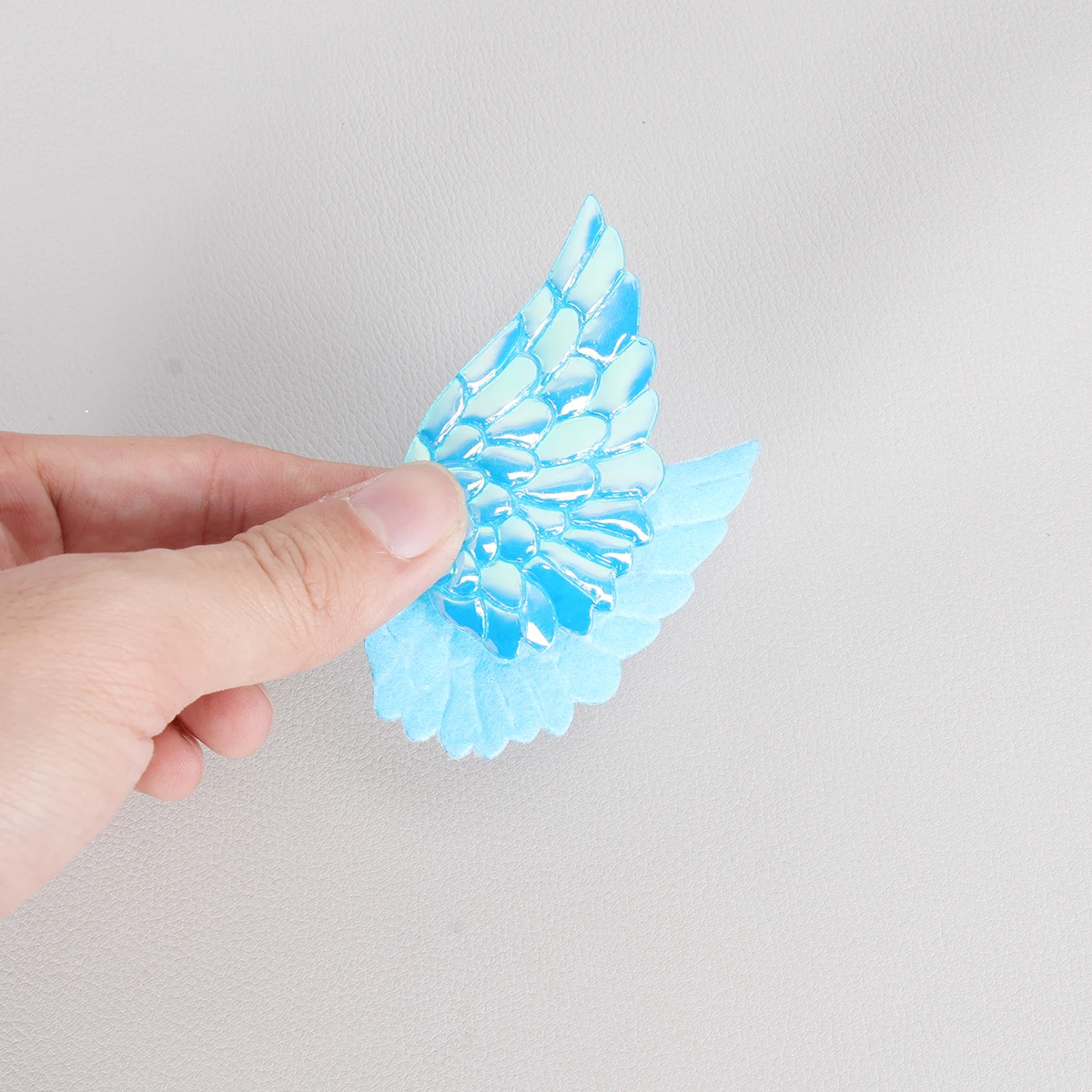 

30pcs Children'S Headband Pu Wings Angel Embroidered Hair Barrettes Diy Sew On Patches For Clothes Bags Jeans Decor Party