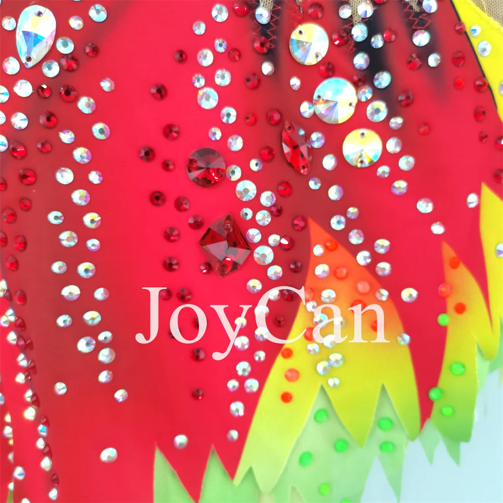 ملابس نسائية أنيقة من JoyCan للجمباز سبانديكس ، ملابس رقص الفتيات ، برتقالي ، منافسة الفتيات
