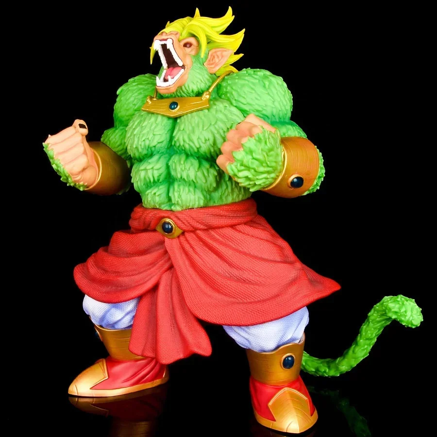 46cm Anime Gk Dbz Super Saiyan Broly Action Figure Pvc Collection Model Toy for Gifts