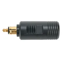 12-24V DIN Socket To Cigarett Converter Adapter For Motorcycle ABS + Copper Car Accsesories European DIN Socket