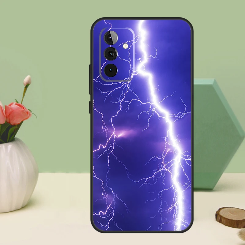 السماء البرق نمط لسامسونج غالاكسي A26 A54 A34 A14 A52 A32 A12 A13 A33 A53 A15 A16 A36 A56 A06 A35 A55 حالة #3