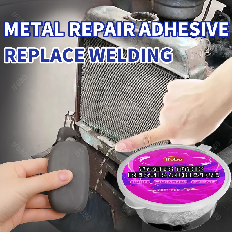 IFUBO Plastic Repair Adhesive 100g, Waterproof Formula, Stops Water Leaks, Ideal for Water Tanks, Pipes, and Plastic Repairs