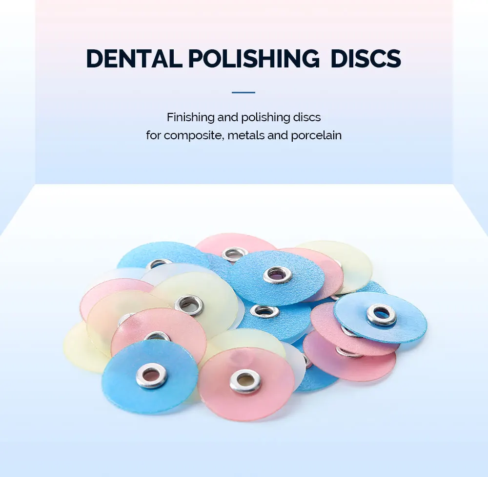 40 Stück/Beutel Azdent Dental-Finish- und Polierscheiben für Komposit, Metalle und Porzellan – Detail 1