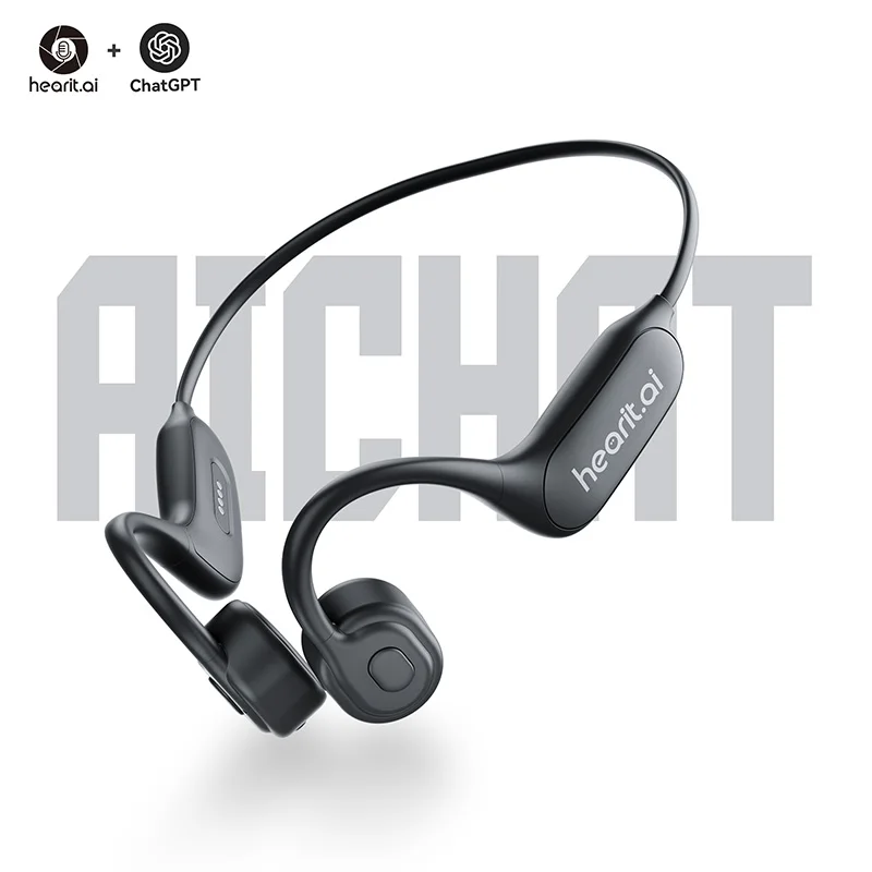 ODM AI Interactive Bone Conduction Earphone Wireless Music Headset Earphones Voice Conversation Smart Headphones With Chatgpt