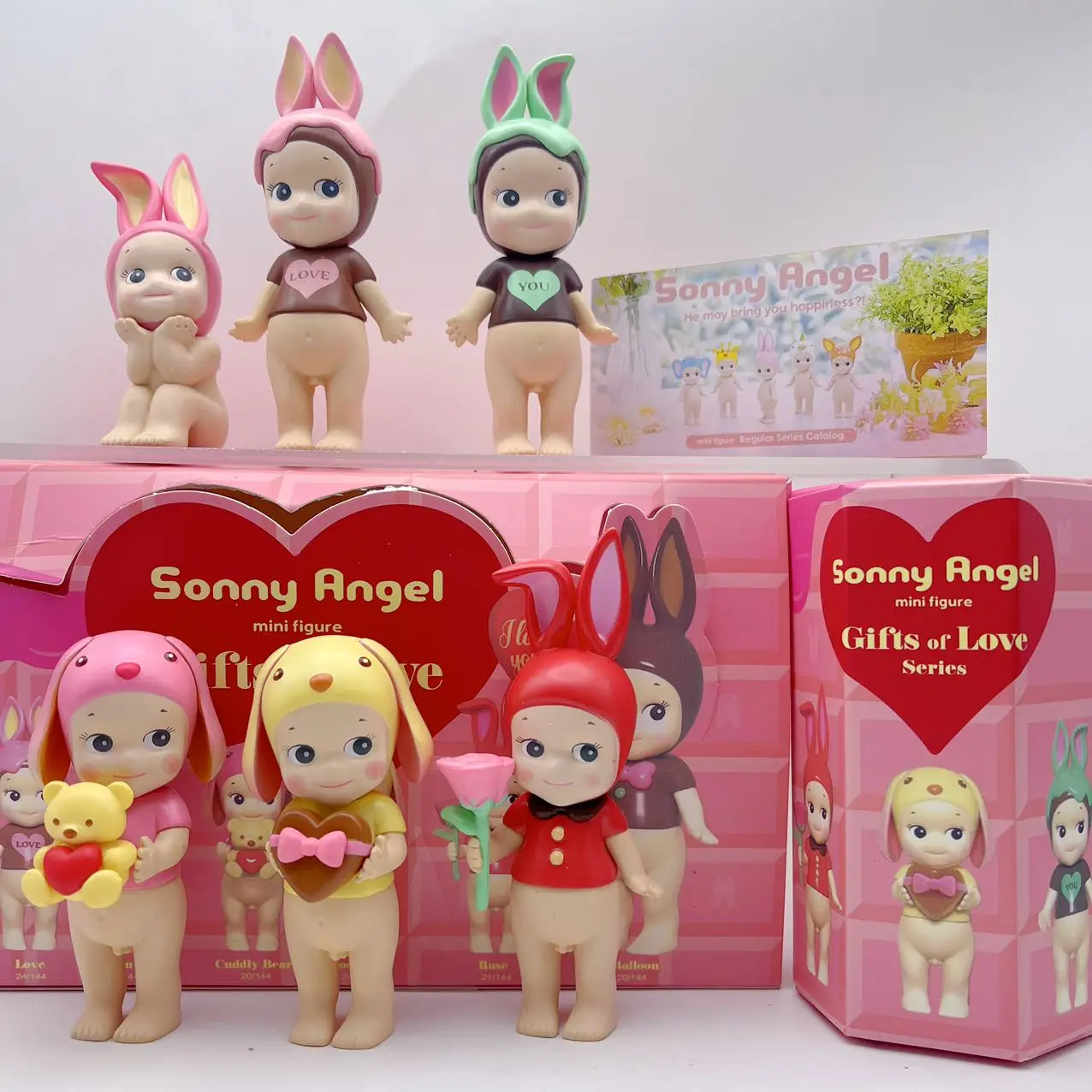 Nowe Gorące Figurki Anime Sonny Angel Prezenty Miłości Kwitnąca Wiśnia Wiosna Ciesz się chwilą Seria Ozdoby Zabawki Prezent na Walentynki